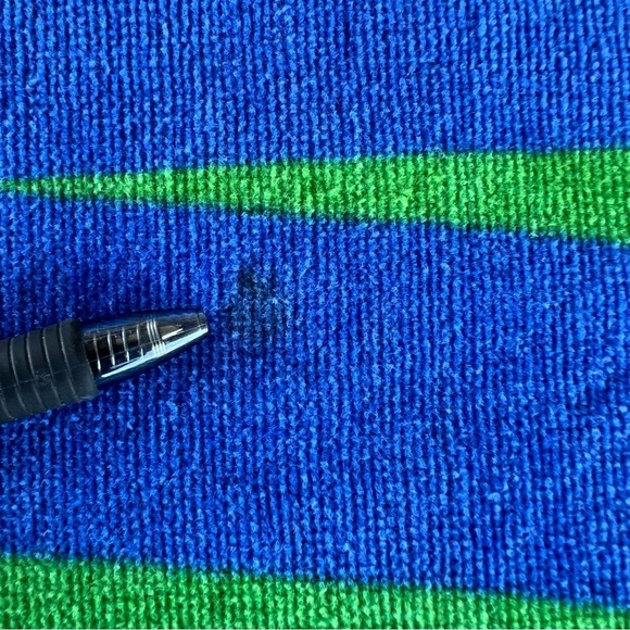 Jay Franco & Sons Blackjack Table Beach Towel Multicolor Cotton 30x59 Y2K HTF - Picture 13 of 16